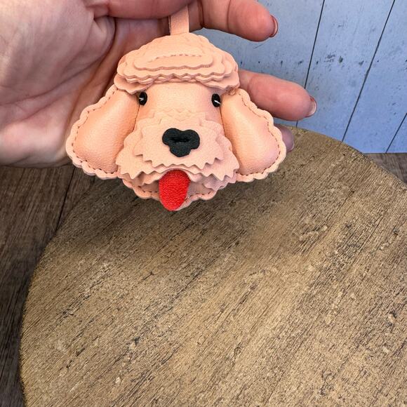 Pink Bag Charm Poodle Purse Charm Dog lover Goldendoodle Gift NEW FAST SHIP - Picture 5 of 10